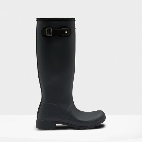 Hunter Original Tour Foldable Tall Rain Boots For Womens - NZ L2906